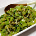 おうさ's cooksnap of when they made 大根の茎とジャコのゴマ油炒め☆ﾟ'･:*.