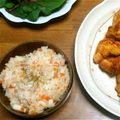 ☆かずママ♪☆'s cooksnap of when they made 活力鍋で簡単エビピラフ☆.