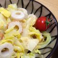 pyorohane's cooksnap of when they made キャベツとちくわの酢味噌和え☆.