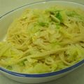 かゆう♪'s cooksnap of when they made キャベツとアンチョビのクリームスパゲティ.
