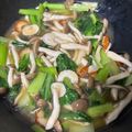 久地々P's cooksnap of when they made 骨粗鬆症対策！小松菜としめじの中華旨煮.