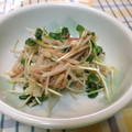 のんた＆きなこ's cooksnap of when they made かいわれ大根とエノキの☆簡単白だし和え.