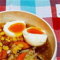ともみ917's cooksnap of when they made 簡単とろーり半熟煮玉子.