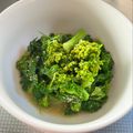 azbjbn's cooksnap of when they made 春の味 お出汁が染みた菜の花の辛子和え.