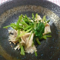 Haru Haru's cooksnap of when they made 小さな一皿♪ささみとみつばの辛子醤油あえ.