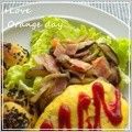 オレンジデイ's cooksnap of when they made きのことベーコンのホットサラダ.