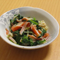 もんしゅしゅ's cooksnap of when they made ほうれん草とかにかまの和え物☆彡.