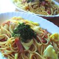 かざぴー's cooksnap of when they made キャベツとベーコンのパスタ★☆.