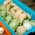 甘夏ミカン's cooksnap of when they made 子供の日♡柏餅風おにぎり♡キャラ弁.