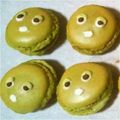 じま_CBMD's cooksnap of when they made マカロンでガチャピンとムック☆.