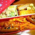 purinn0220's cooksnap of when they made お弁当に@ウインナーでくまが出来るよ。＠.