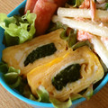 紅葉ｙ's cooksnap of when they made ㋻子供弁当☆ほうれん草とチーズの玉子巻き.