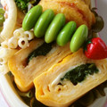 紅葉ｙ's cooksnap of when they made ㋻子供弁当☆ほうれん草とチーズの玉子巻き.