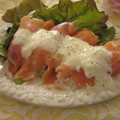 miyuki12's cooksnap of when they made サーモンのチーズヨーグルソース♪.