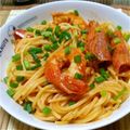 しのび1221's cooksnap of when they made 赤海老のパスタ.