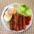 まゆこ．Ｍ's cooksnap of when they made 嬉し♪恥ずかし♪メッセージウインナー♡.