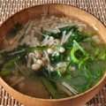あーこ姐's cooksnap of when they made 簡単★春菊とえのきのお味噌汁.