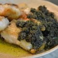 よっしゃん's cooksnap of when they made あぶらカレイのムニエル♪バジルソース♪.