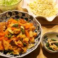yukanosuke's cooksnap of when they made 芹、油揚げ、きのこのおひたし.