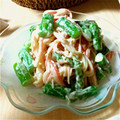 miimiiko's cooksnap of when they made うま！アスパラとカニカマのわさびマヨ.