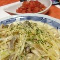 gyoran's cooksnap of when they made きのこたっぷり☆クリームパスタ.
