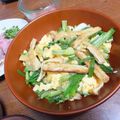 よちりん's cooksnap of when they made わけぎの酢味噌和え☆炒り玉子入り.