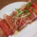 みうみう2012's cooksnap of when they made ポンわさde生ハムチーズ巻き.