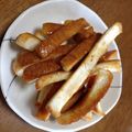 YUKIKI☆'s cooksnap of when they made ＊食パン耳 de ラスク〜かりんとう風＊.