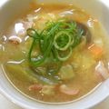 sonop's cooksnap of when they made 春キャベツとベーコンの味噌汁.