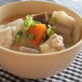 nonmam's cooksnap of when they made 豚バラ♡♥おかずな豚汁.