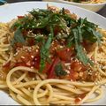 クックMH7XN8☆'s cooksnap of when they made 暑い夏はコレ♥トマトの冷製パスタ.