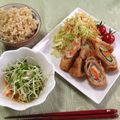 まゆくり♪'s cooksnap of when they made チーズで美味しく！豚肉の野菜巻きフライ.