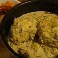 tomobanana's cooksnap of when they made セメルクヌーデル＊きのこのソース添え.