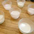 反省堂書店（のぐち）'s cooksnap of when they made 簡単お花見気分♪桜と抹茶の春色プリン♪.