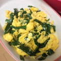 黒須桃香's cooksnap of when they made ニラと卵の炒め物.