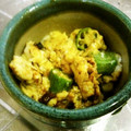 meff's cooksnap of when they made おくらの卵焼き♪.