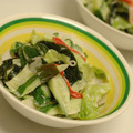 kunichos's cooksnap of when they made **ワカメとカニカマのマヨ酢合え**.
