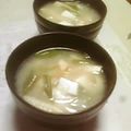 時花菜's cooksnap of when they made 長葱と油揚げのお味噌汁.