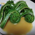 msy0730's cooksnap of when they made 山菜　こごみの酢味噌あえ.