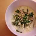 hicatano's cooksnap of when they made わかめと豆腐のほんわかスープ♪.