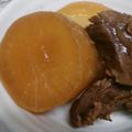 にーちぇ66's cooksnap of when they made 圧力鍋でかんたん　牛筋と大根の煮物.