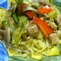mimimeg's cooksnap of when they made ボリューム満点あんかけ焼きそば.