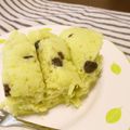 Marrietty's cooksnap of when they made ＊ルクエde抹茶甘納豆蒸しパン＊.