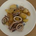 クックZU168P☆'s cooksnap of when they made いかとじゃがいものガリバタ炒め♪.