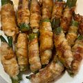 yomo1229's cooksnap of when they made オクラがメインに！豚バラ肉巻！.