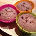 akacyairo's cooksnap of when they made 簡単リメイク☆ぜんざい蒸しパン.