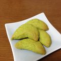 歩け歩け隊長's cooksnap of when they made 抹茶クレセントクッキー.