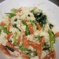 ぶーたーこー's cooksnap of when they made 小松菜とニンジンのごま白和え.