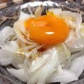 ちゃちゃまる26's cooksnap of when they made 新玉ねぎと漬け卵黄のサラダ.