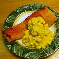＊fuwa＊'s cooksnap of when they made ちょっと和な味噌タルタルサーモンムニエル.
